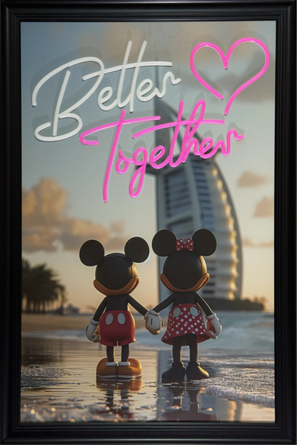 Better Together Neon Frame