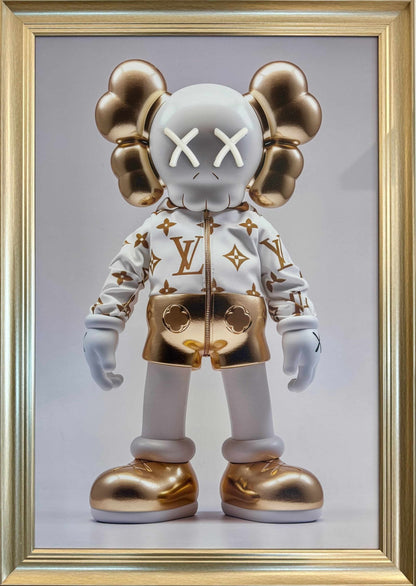 Golden Kaws LV Vibes