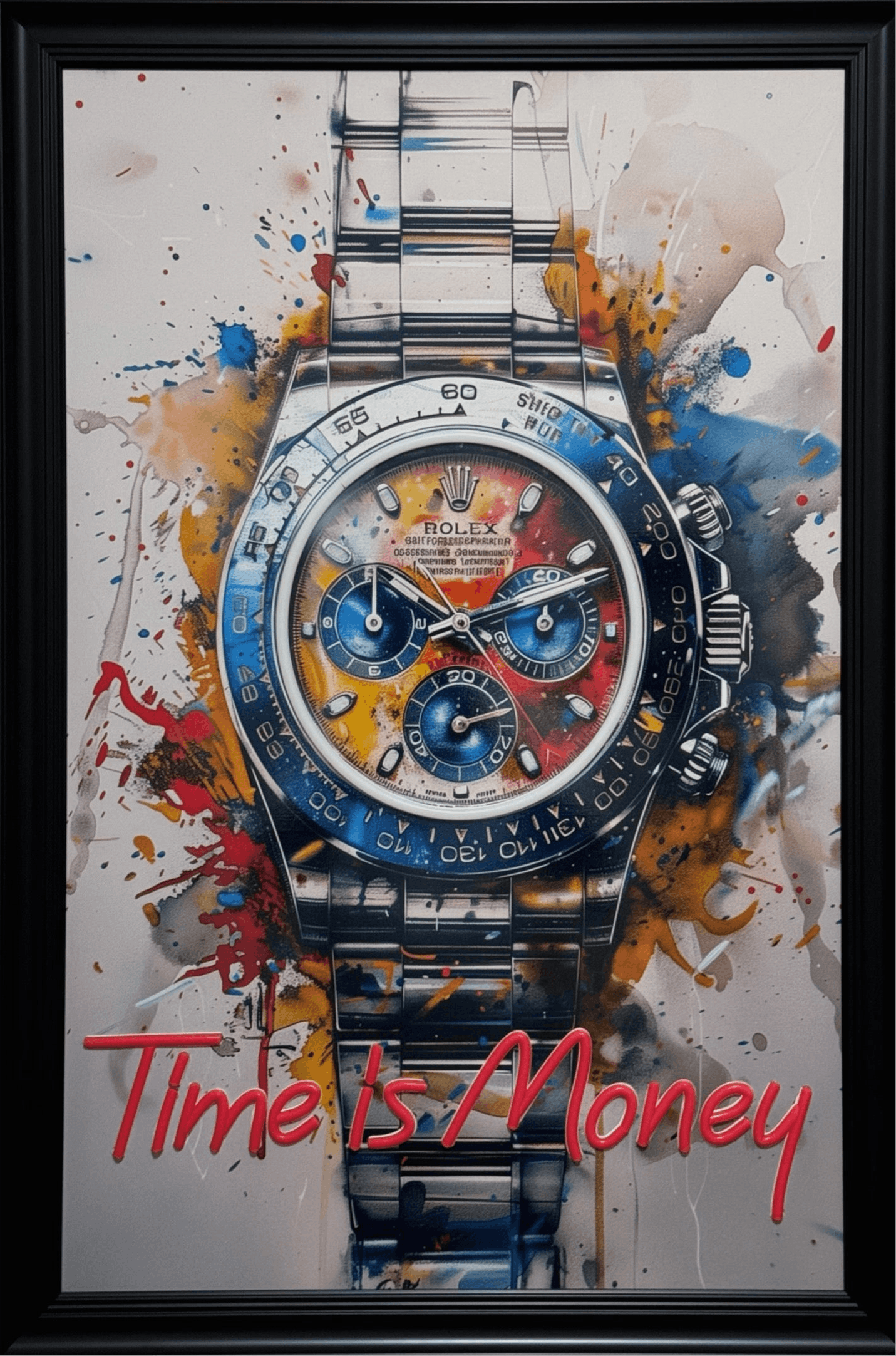 Time is Money - Neon Art