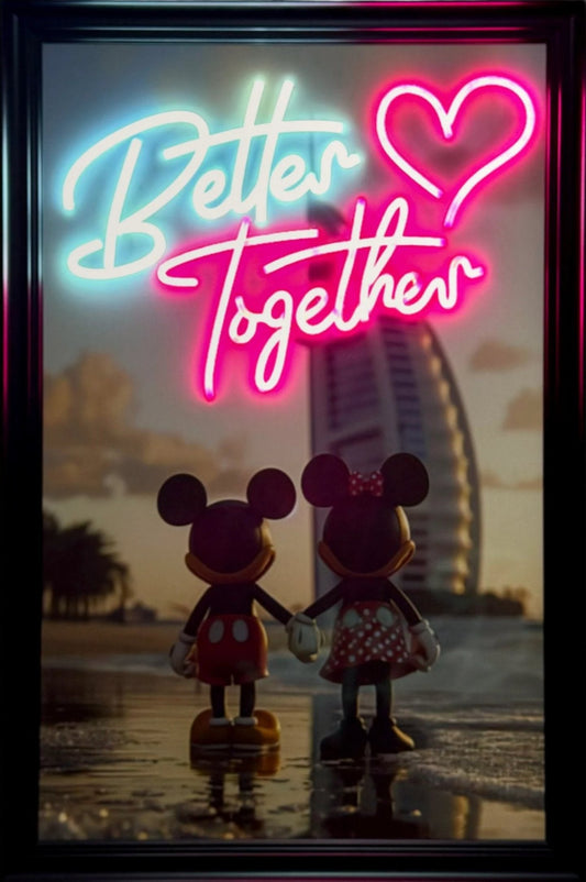 Better Together Neon Frame