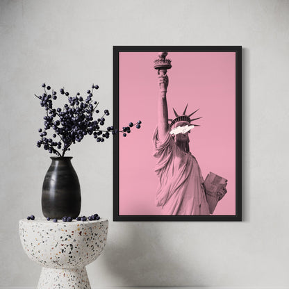 Pink Liberty: Bold and Iconic